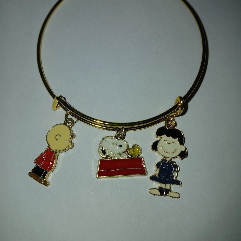 Snoopy and Friends Cartoon Character Peanuts Charm Bracelet